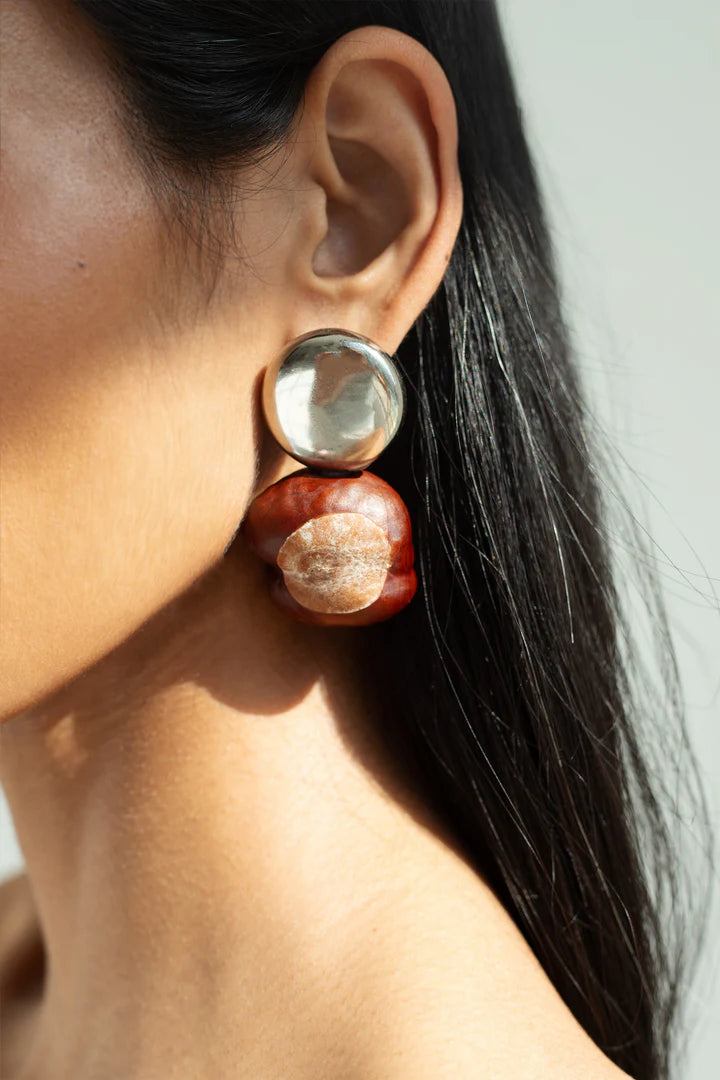 Mockeviciute Chestnut Earrings