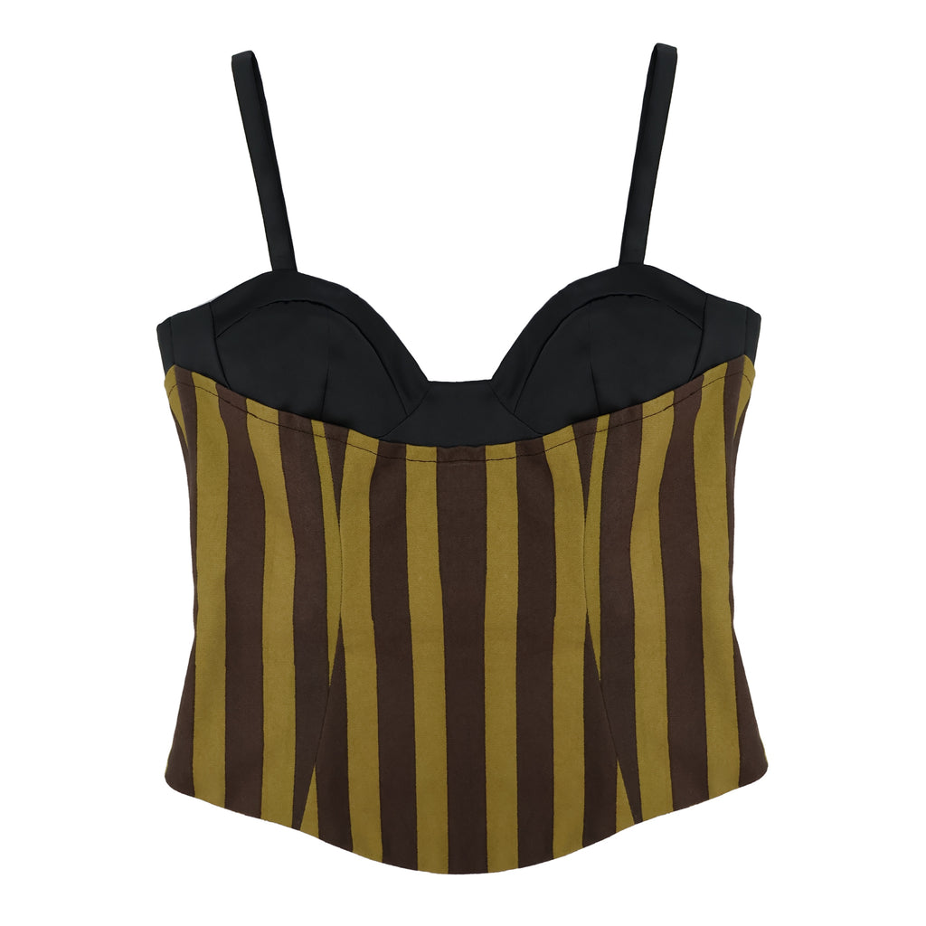 28Natelier The Striped Corset