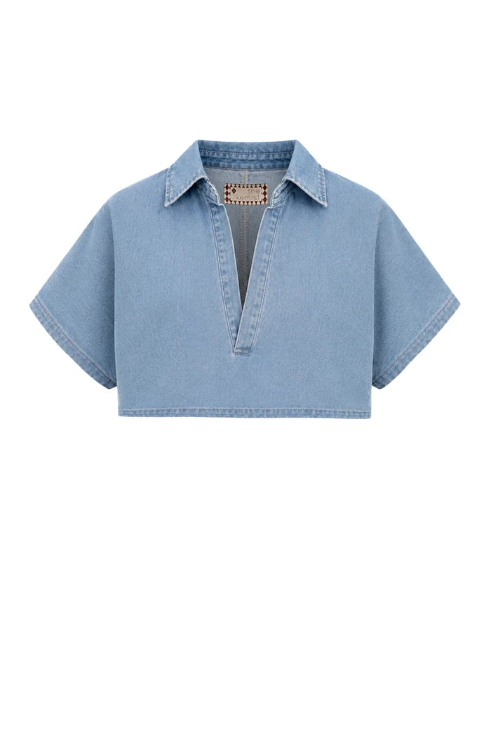 The Kemist Davenport Denim Top