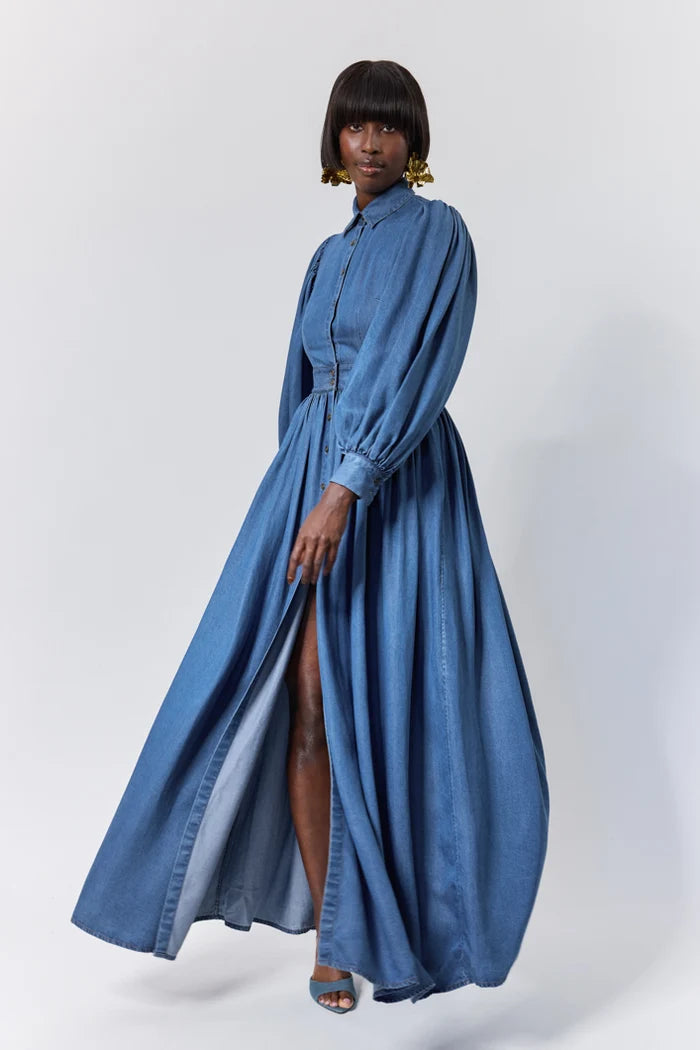 The Kemist Dheli Blackless Shirt Dress