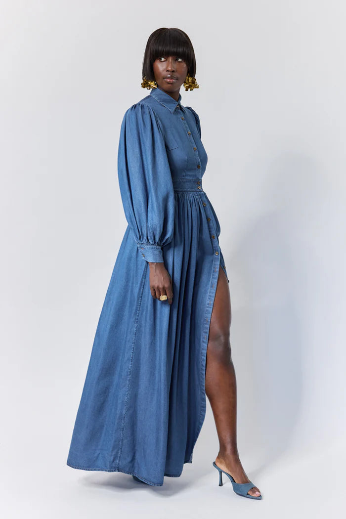 The Kemist Dheli Blackless Shirt Dress
