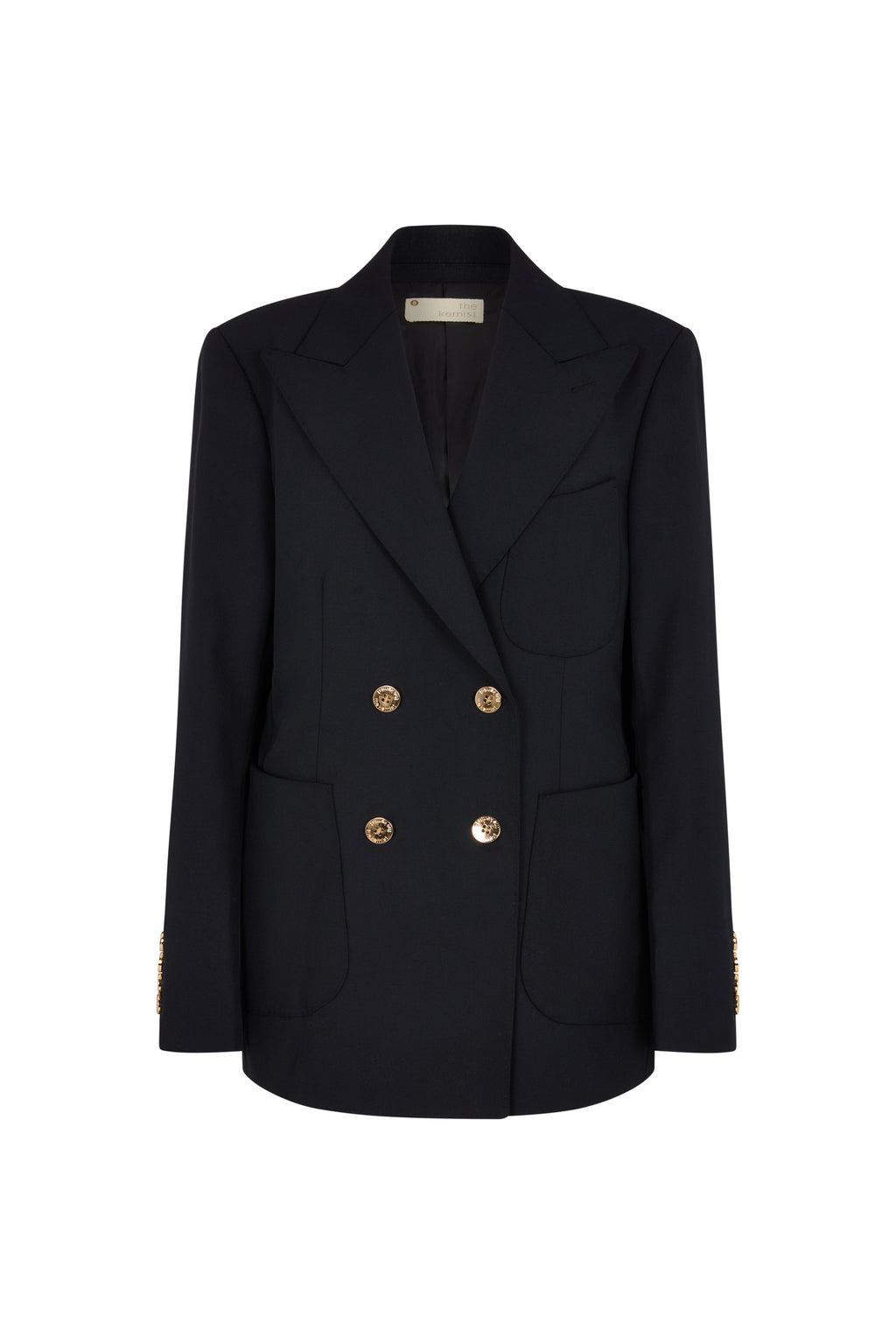 The Kemist Double Breasted Blazer in Navy