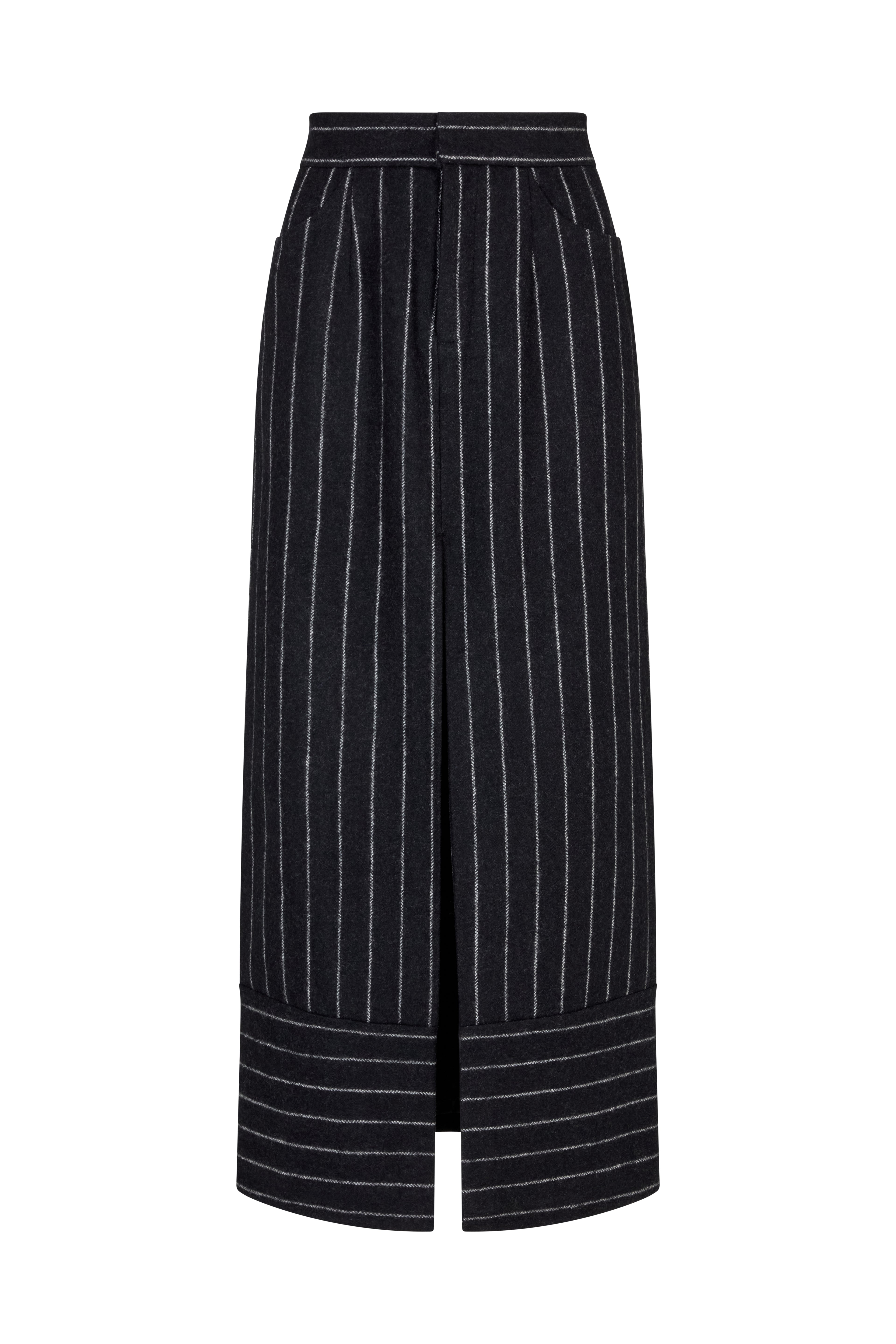 The Kemist Highbury Chalk stripe Skirt