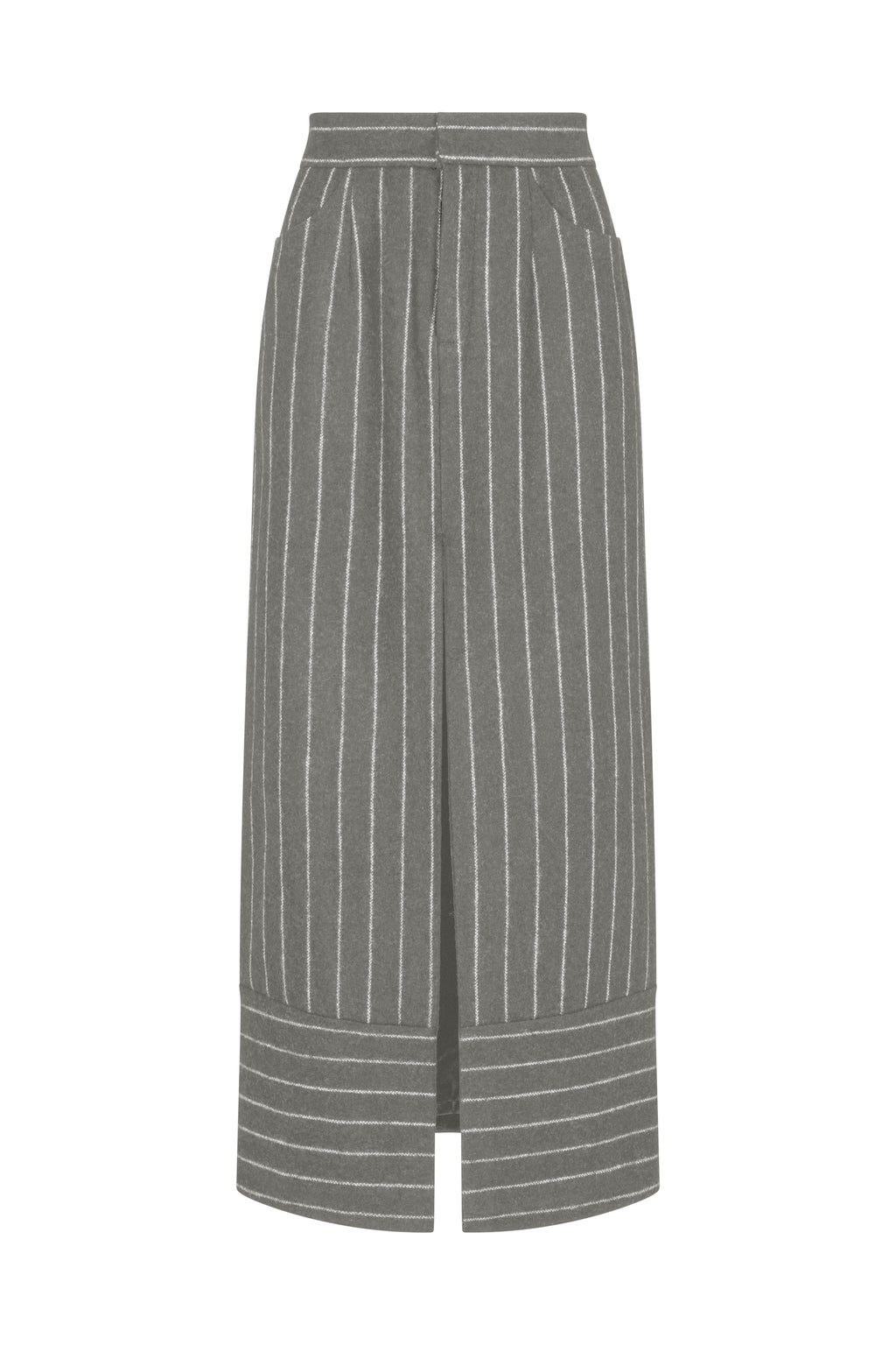 The Kemist Highbury Chalk stripe Skirt