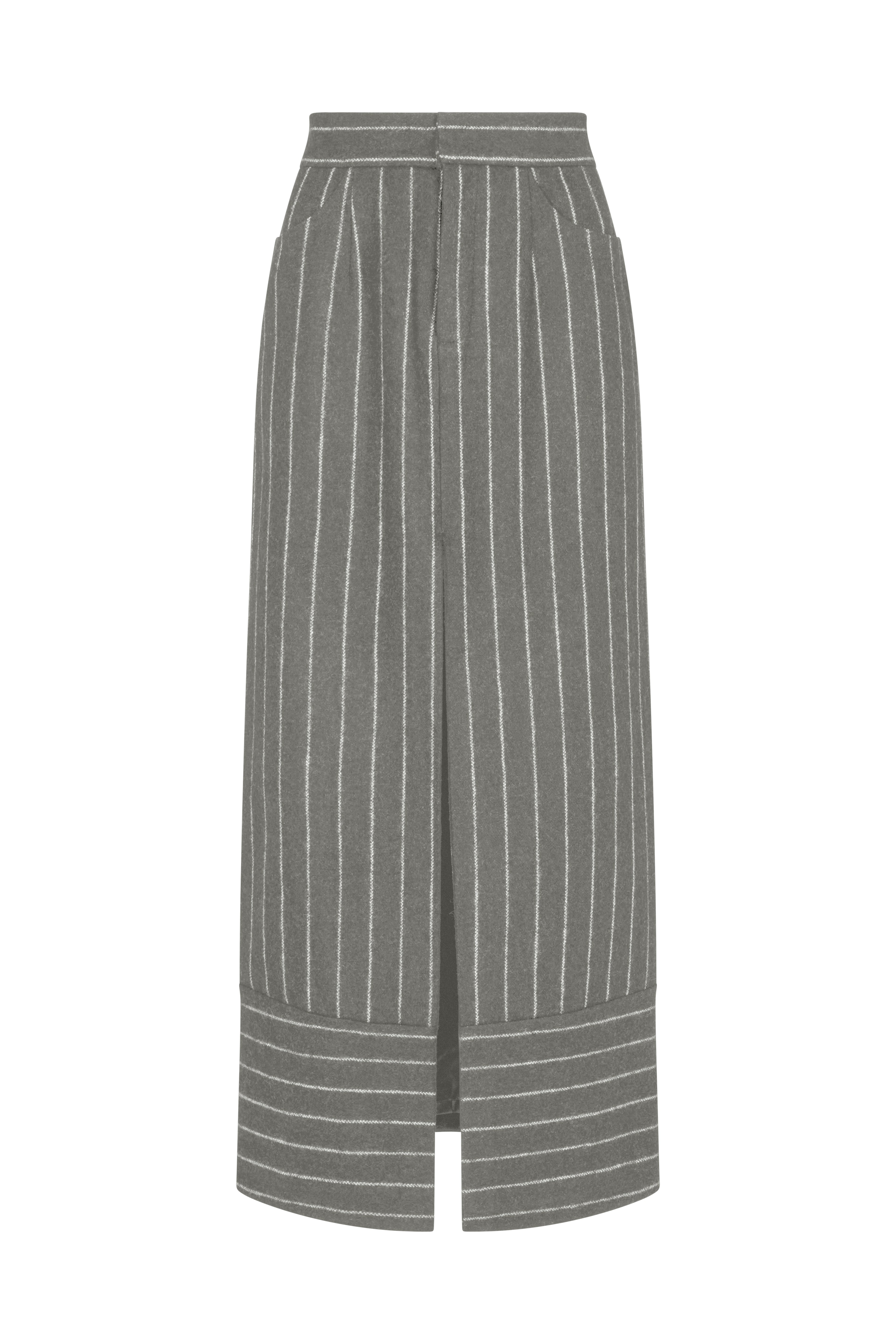 The Kemist Highbury Chalk stripe Skirt