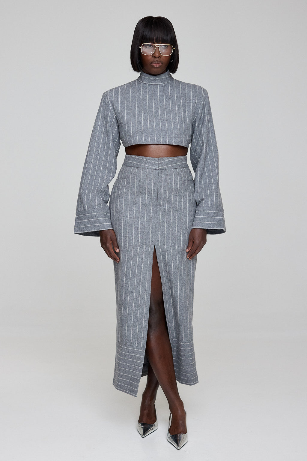 The Kemist Highbury Chalk Stripe Top