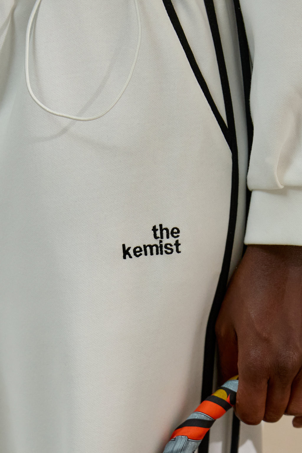 The Kemist Kobe Tracksuit Pants in White