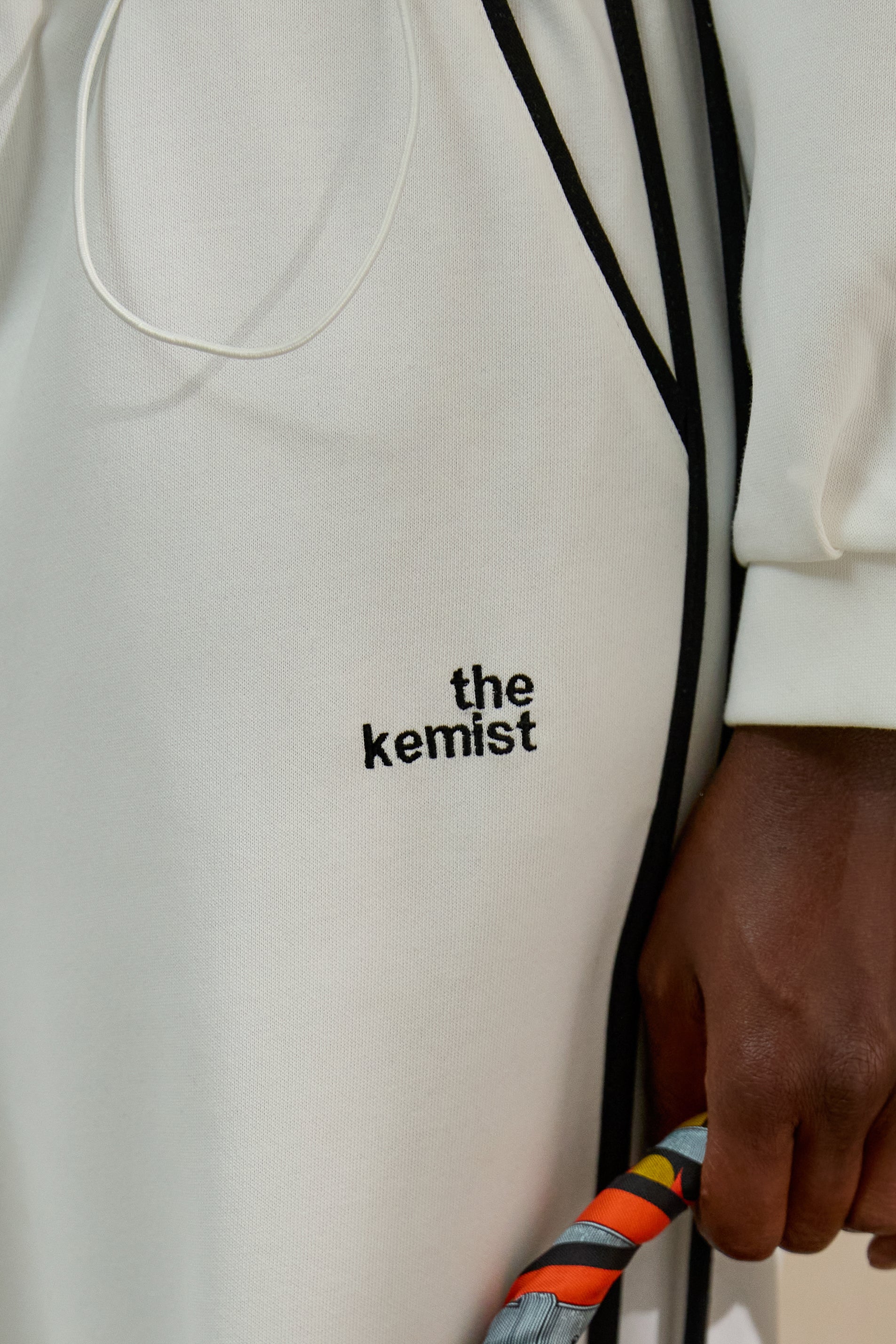 The Kemist Kobe Tracksuit Pants in White