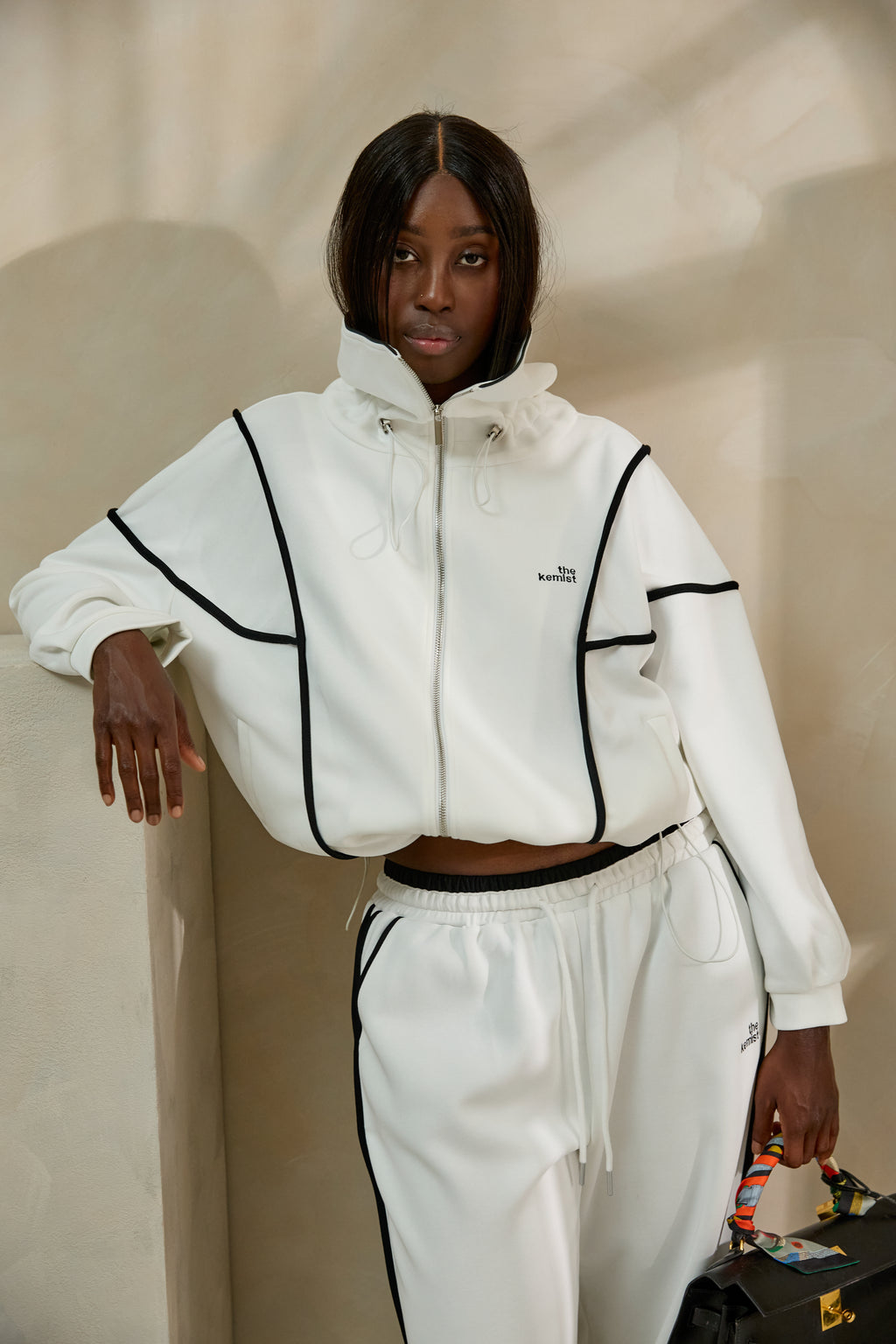 The Kemist Kobe Tracksuit top in White