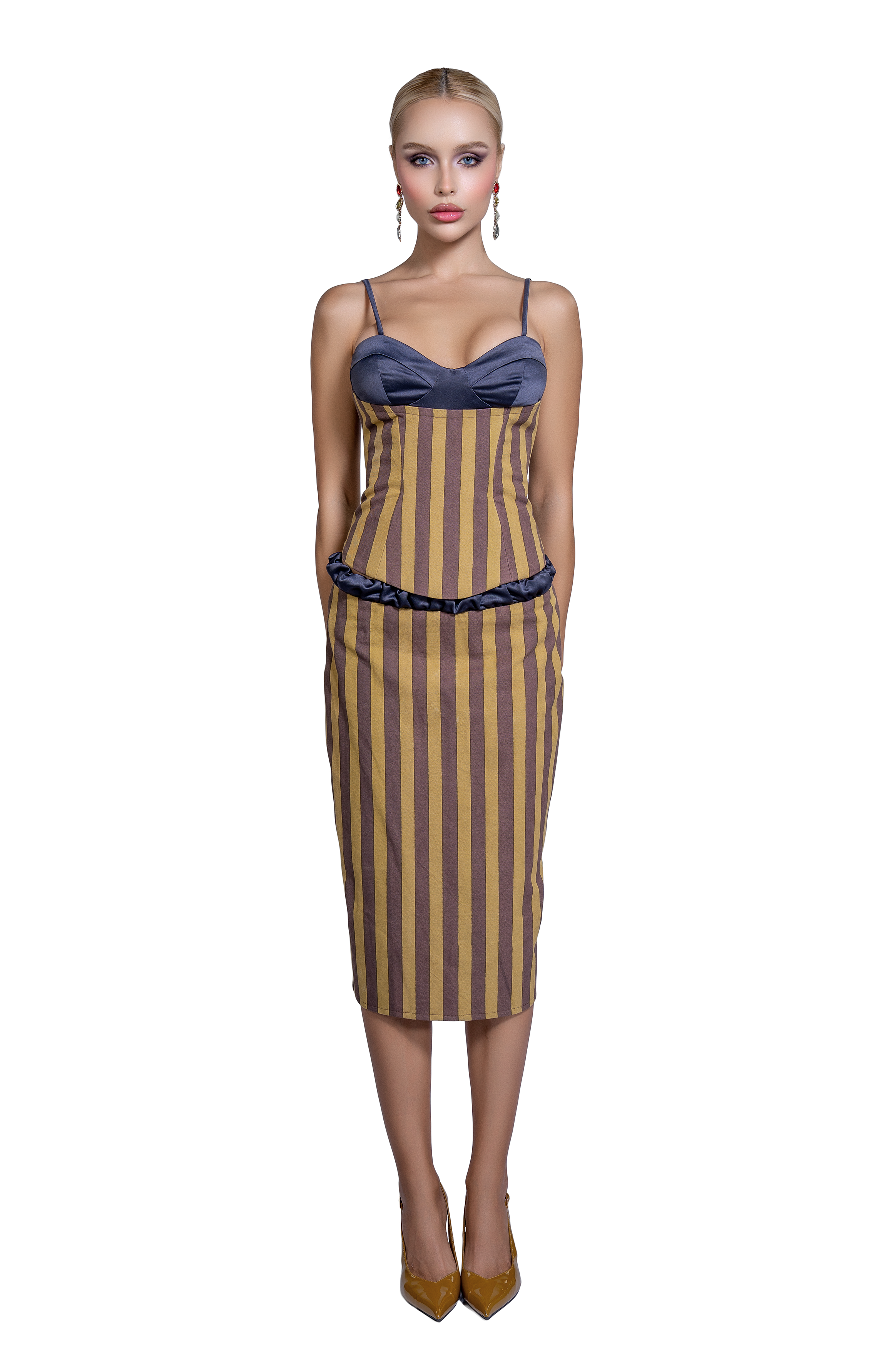 28Natelier The Striped Corset