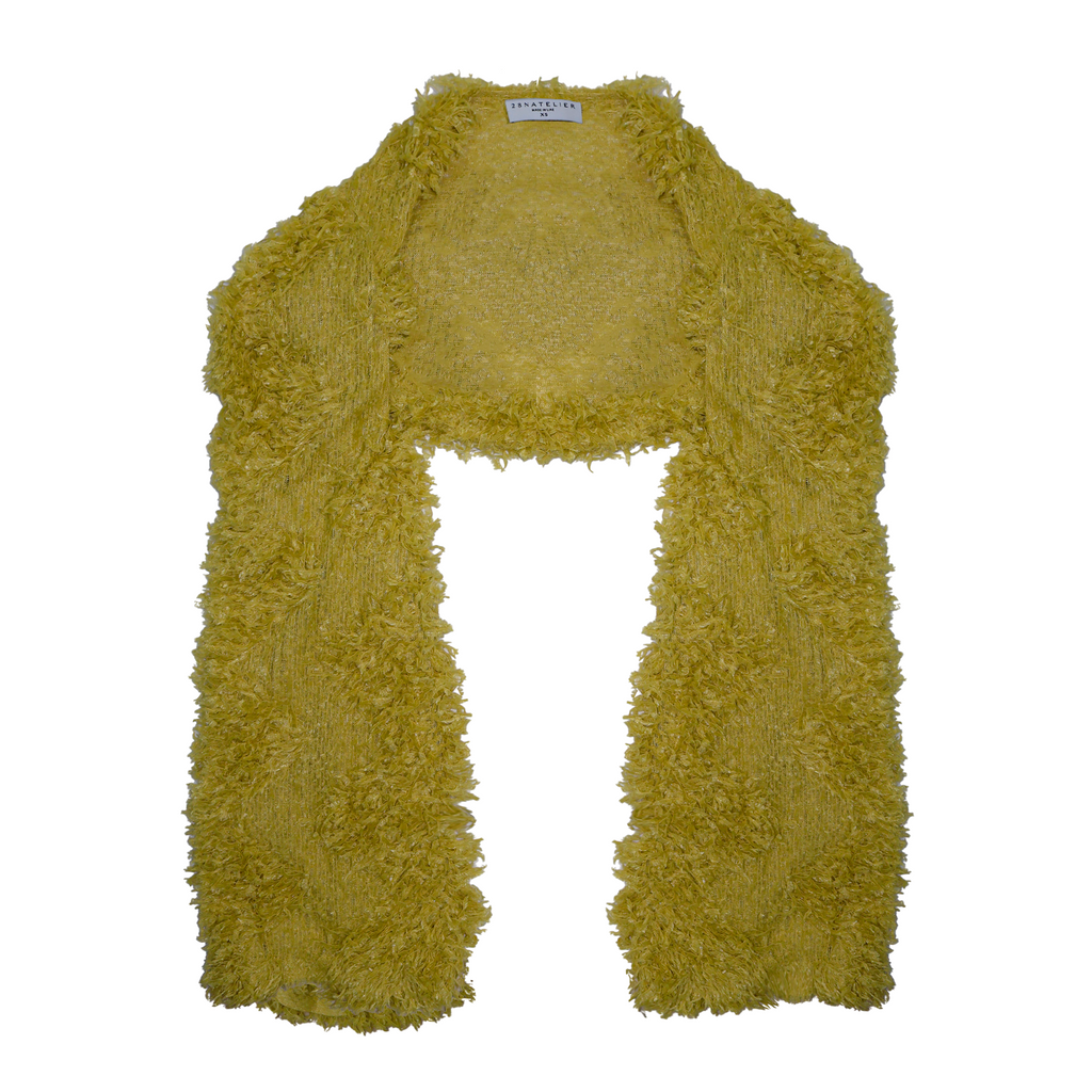28Natelier Mustard Fur Bolero
