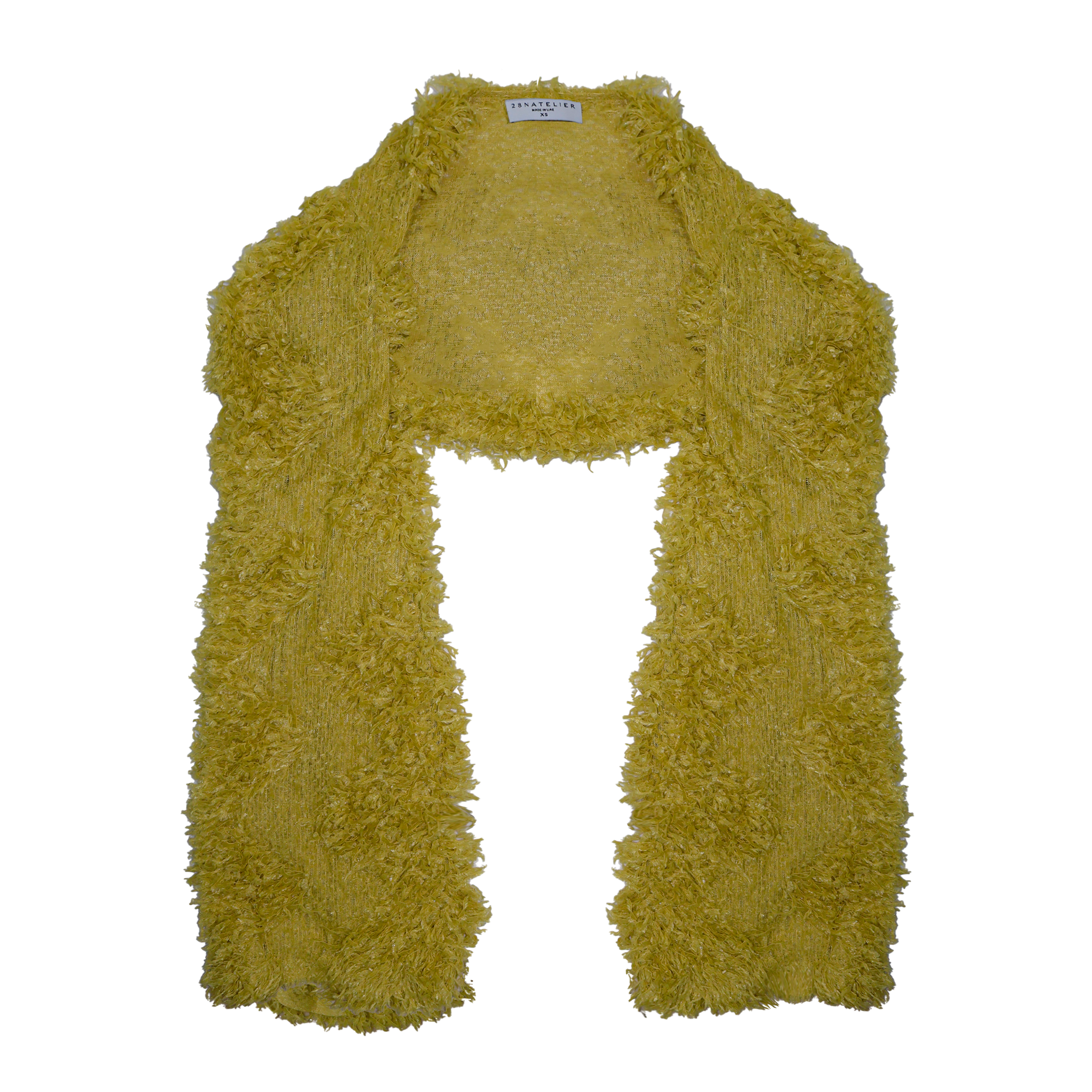 28Natelier Mustard Fur Bolero