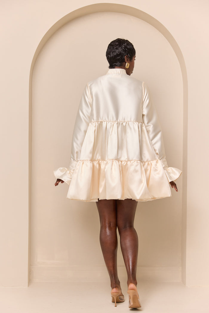 The Kemist Ravenna Shirt Dress in Champagne