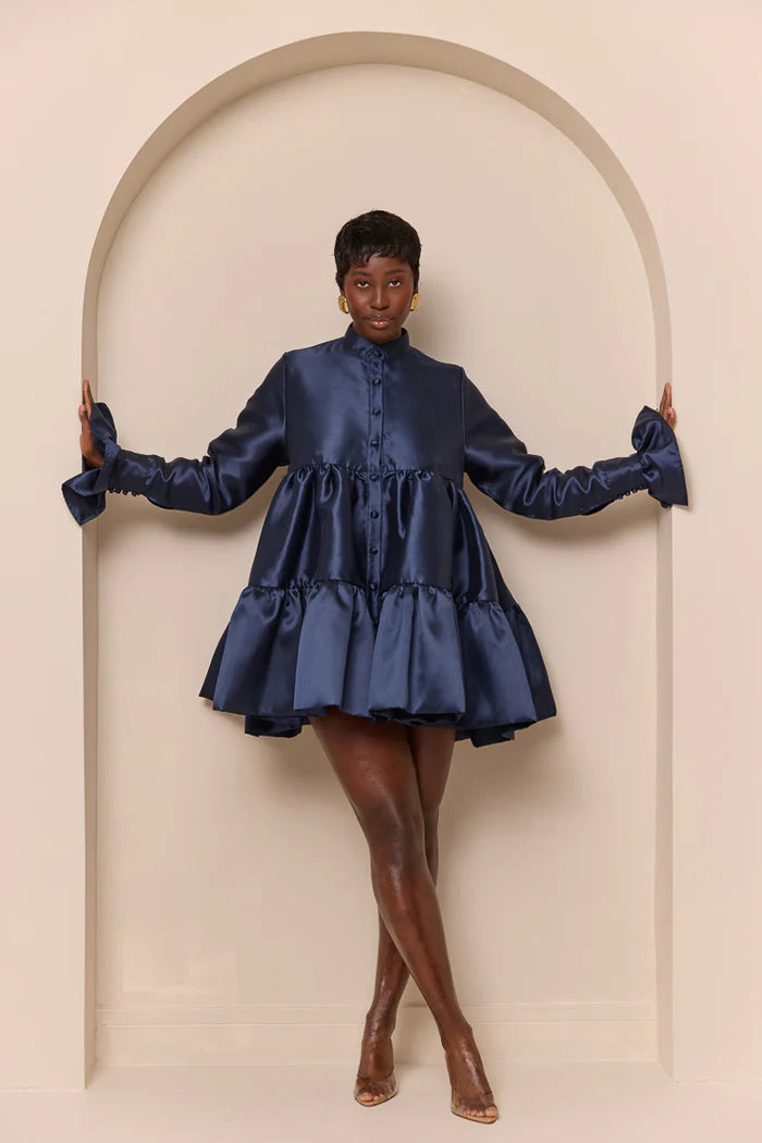 The Kemist Ravenna Shirt Dress in Navy