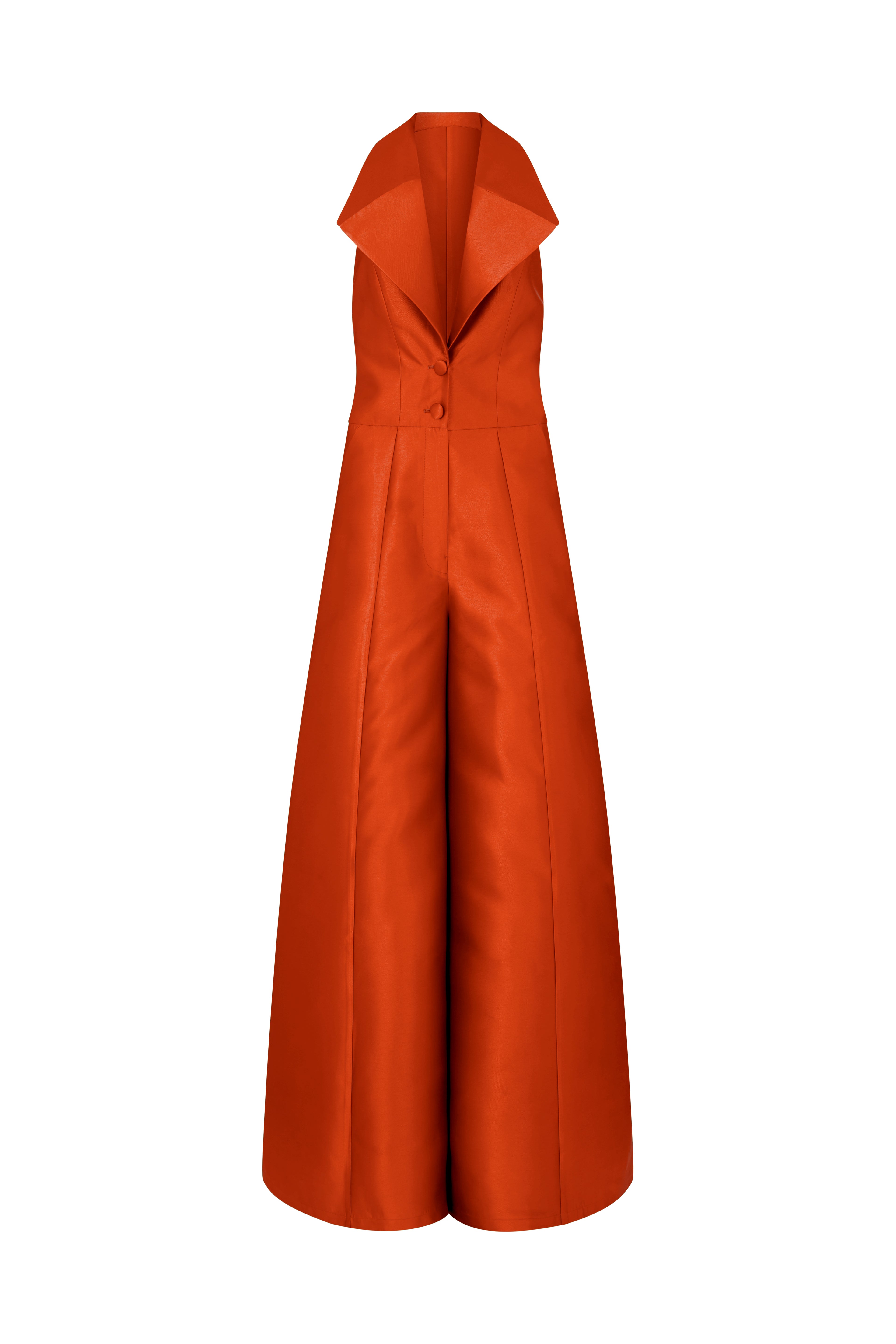 The Kemist Blackless Jumpsuit in Orange