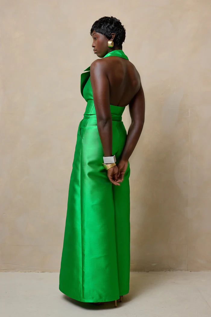 The Kemist Blackless Jumpsit in Green