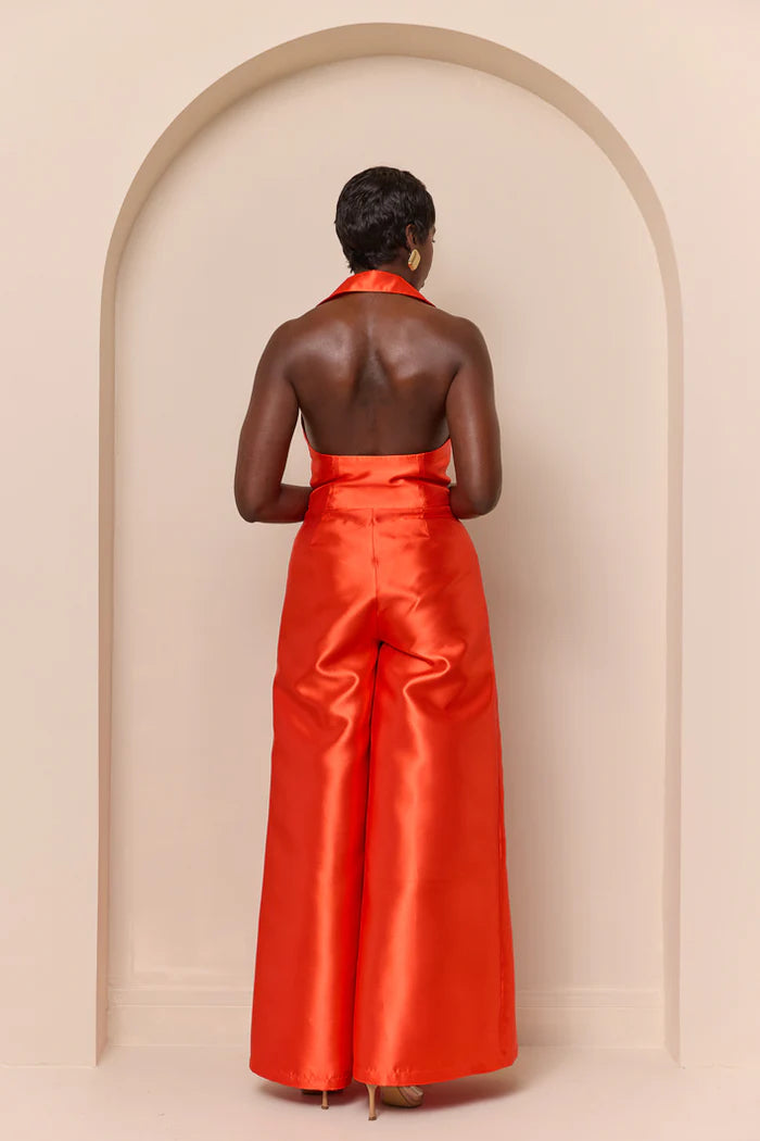 The Kemist Blackless Jumpsuit in Orange