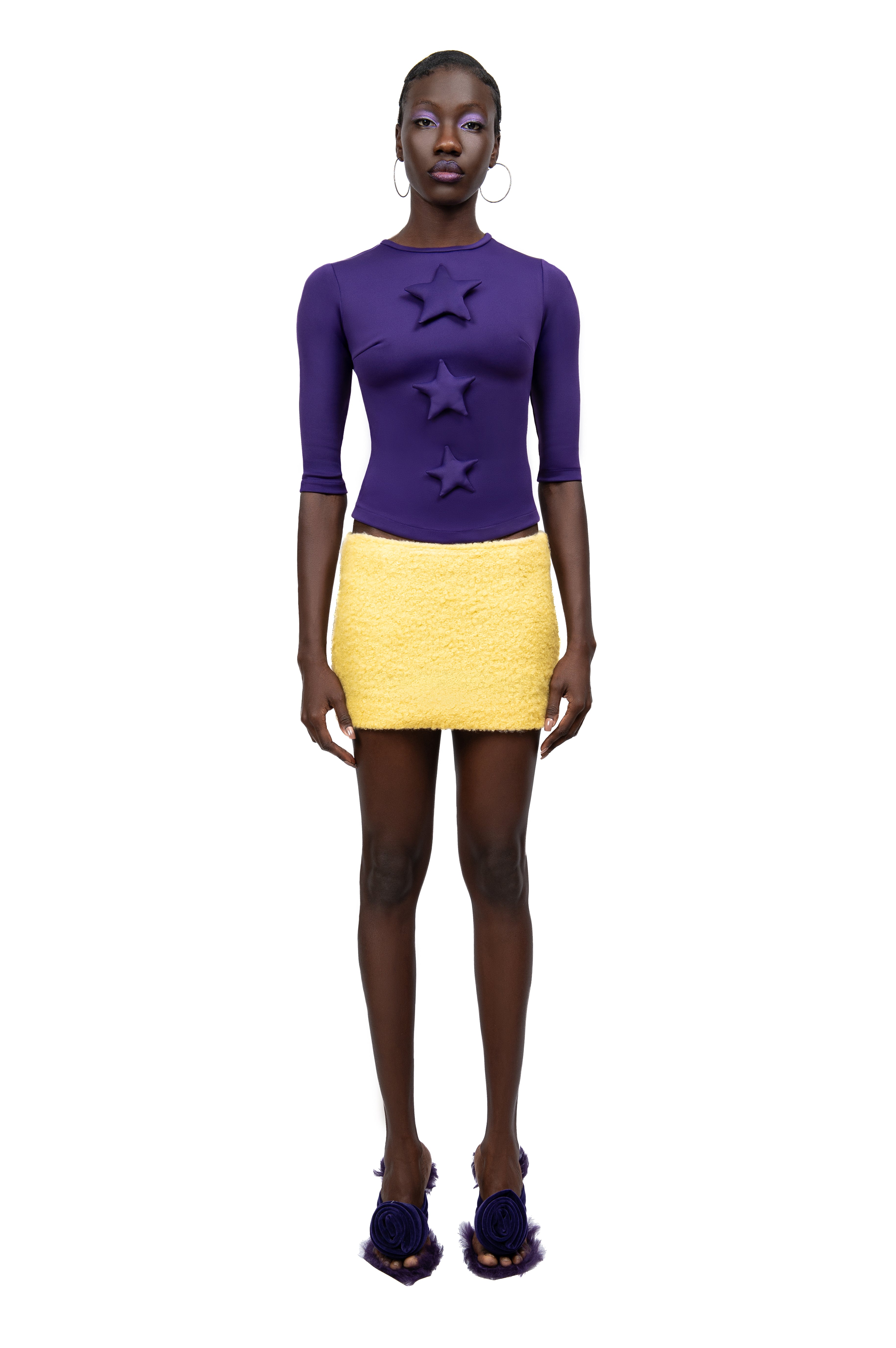 28Natelier Purple Stars Top