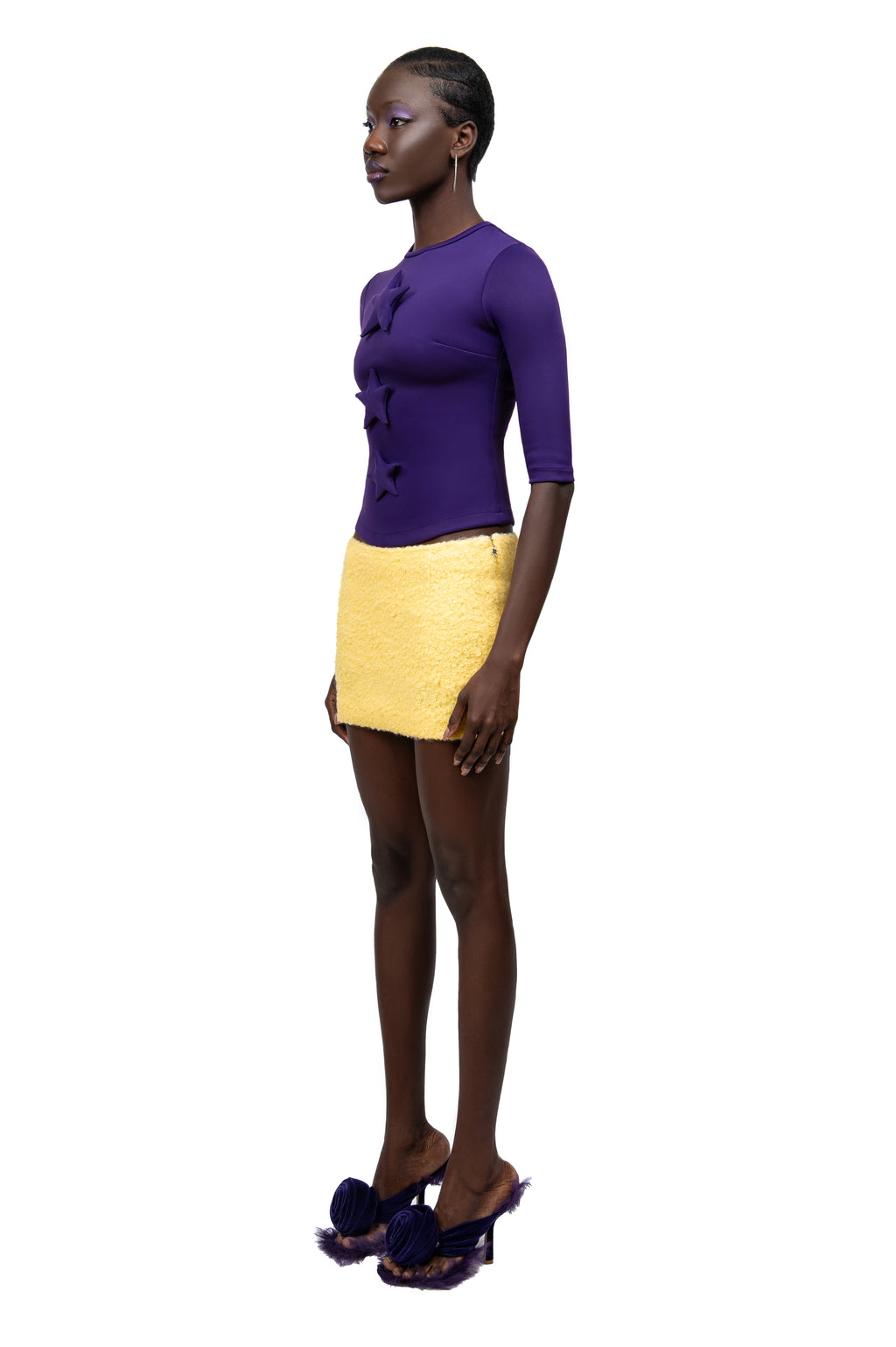 28Natelier Purple Stars Top