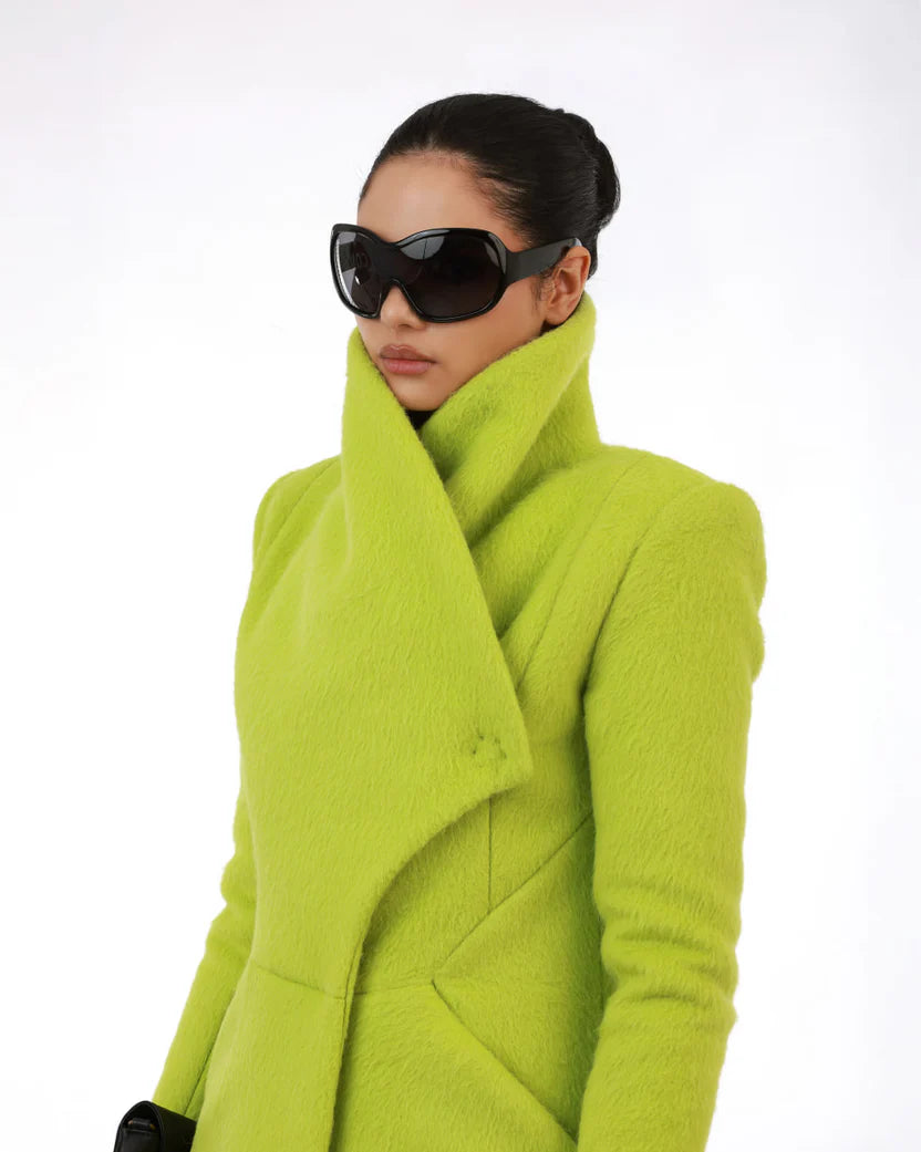 Rita Malo Acid Green Coat