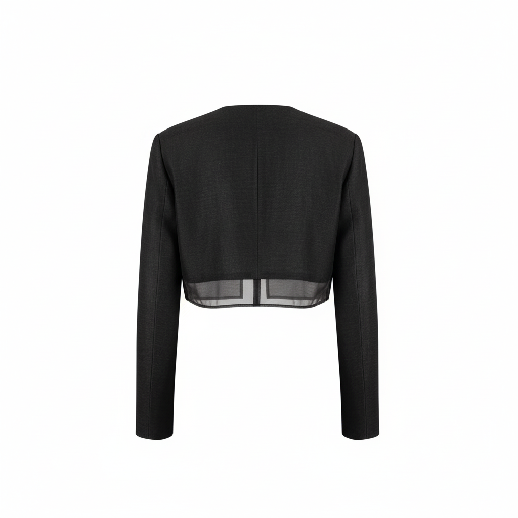 Troa Lining Detail Crop Jacket